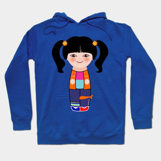 Kokeshi Punky Brewster Hoodie by Pendientera